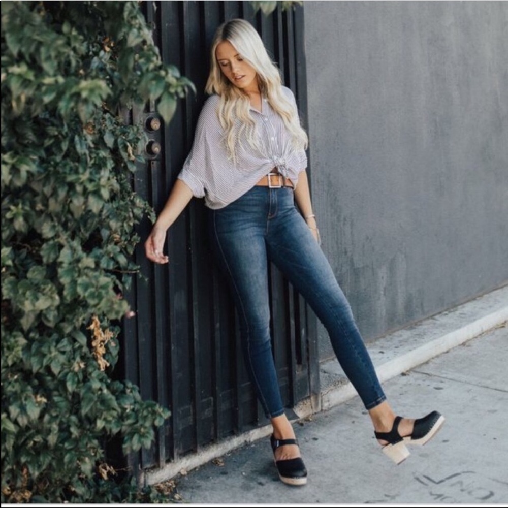 CJLA Jett high waisted jeans, dark wash